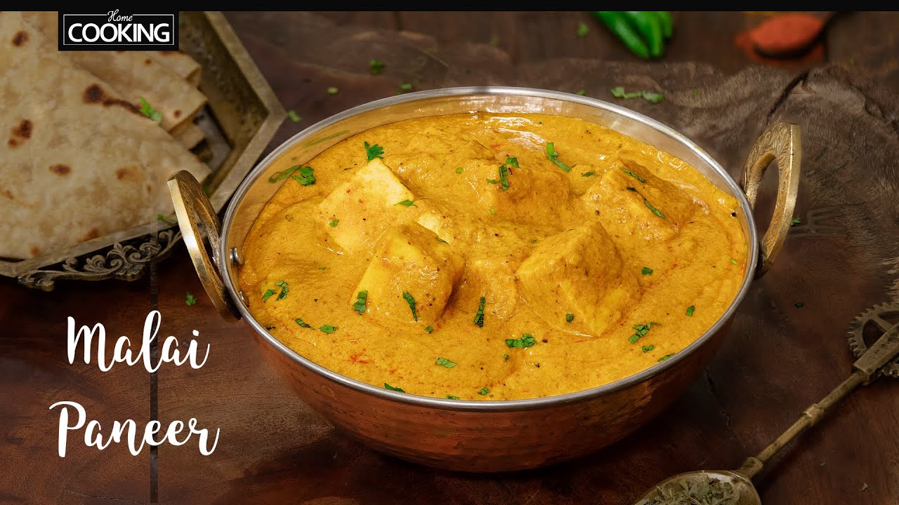 Malai Paneer Recipe | Paneer Masala | Side dish for Chapathi | Paneer Recipes | @HomeCookingShow