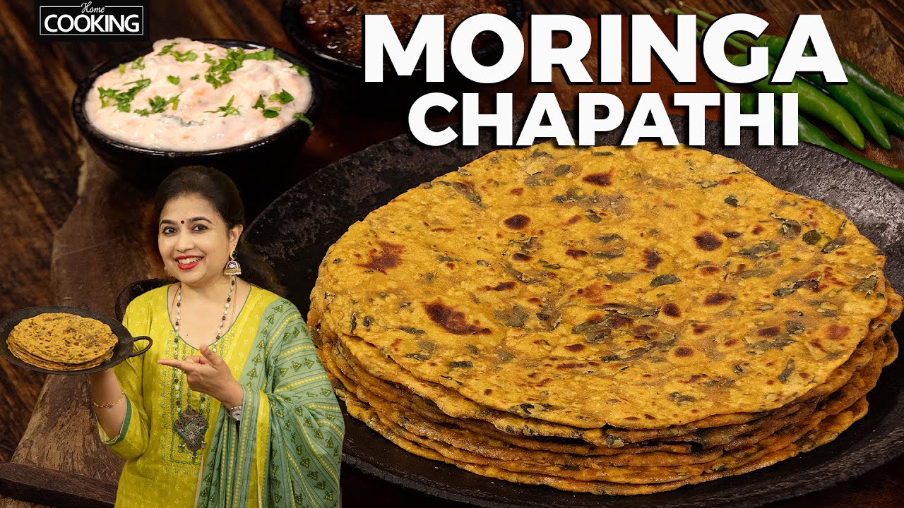 Moringa Chapathi | Healthy Breakfast | Dinner Recipes | Drumstick Leaves Roti | Healthy Recipes