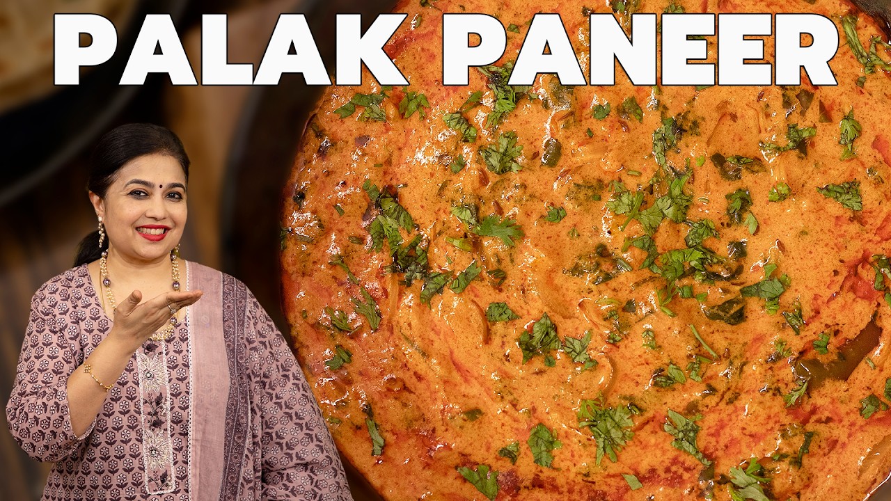 Creamy Palak Paneer | High-Protein Indian Curry That Pairs Perfectly with Roti