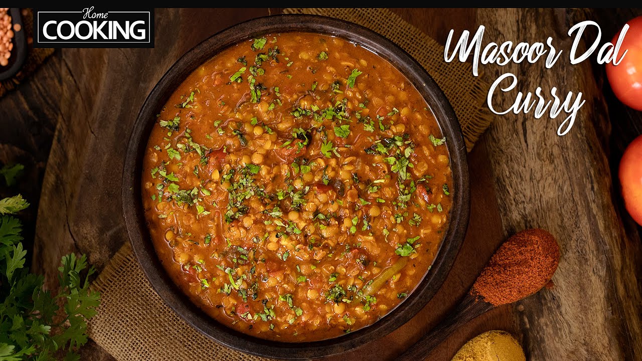 Masoor Dal Curry | Simple and Healthy Dal Chawal Recipe | Easy Lunch Box Recipe | Red Lentil Curry