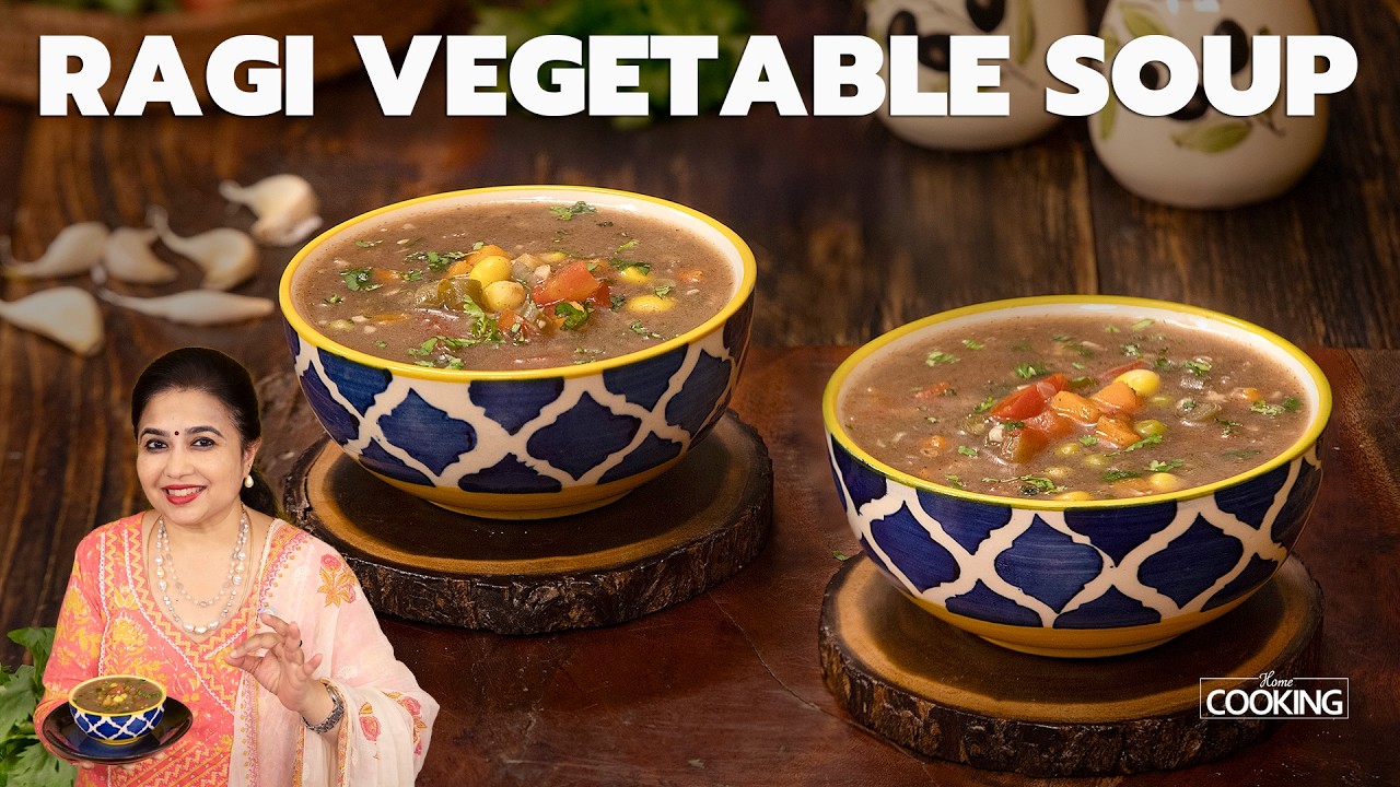 Ragi Vegetable Soup | Healthy Weight Loss Soup | Millet Recipes