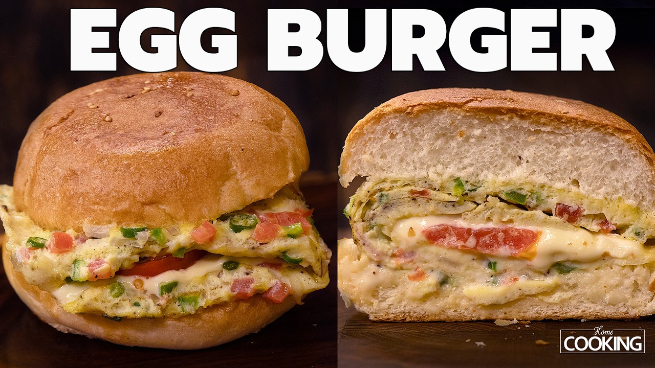 The Easiest Egg Burger Recipe Ready in 5 Minutes | Kids Love It