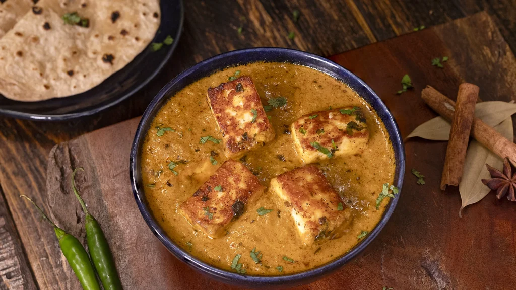 Delicious Indian Curries & Gravies You’ll Want to Eat Every Day 15 Garnished Afghani Paneer in a bowl