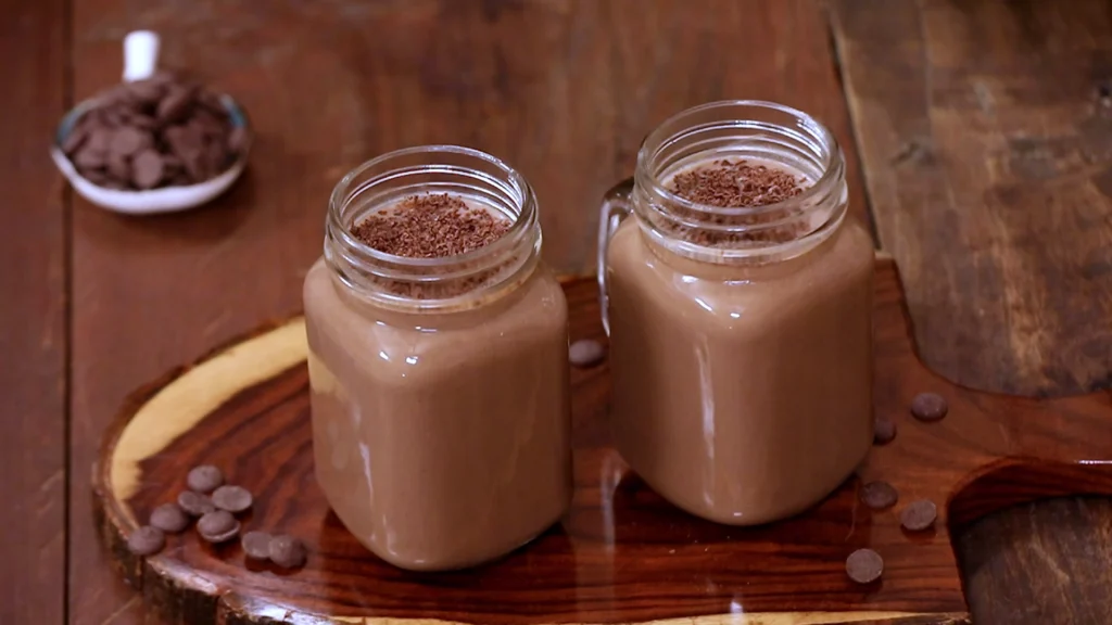 Quick & Easy Indian Recipes You Can Whip Up Anytime 16 A glass of cold cocoa topped with grated chocolate