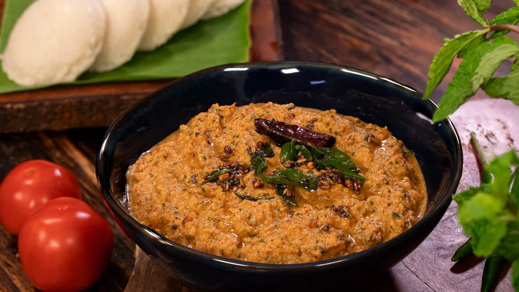 Quick & Easy Indian Recipes You Can Whip Up Anytime 12 Chutney served in a bowl with idli