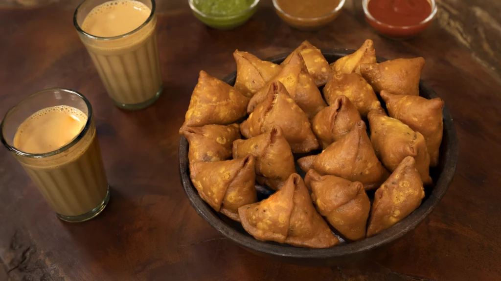 Easy Indian Picnic Menu Ideas: Recipes That Travel Well 7 Crispy mini samosas ready to serve