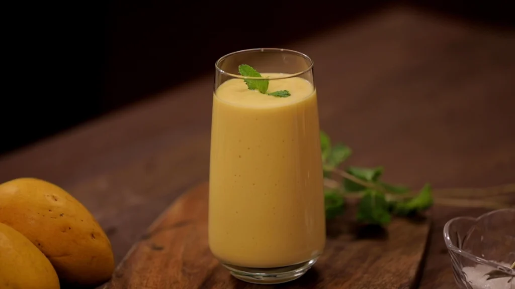Quick & Easy Indian Recipes You Can Whip Up Anytime 15 Freshly blended mango milkshake served in a glass