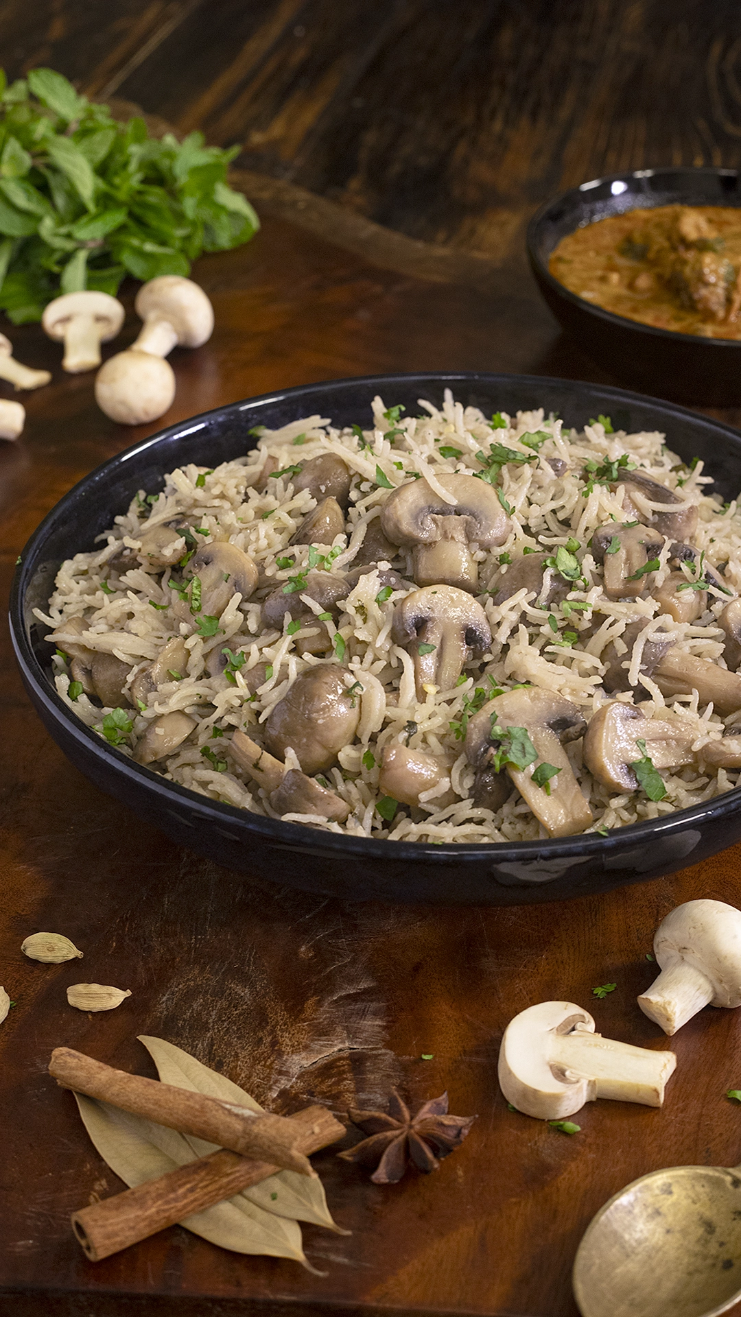 Mushroom Pulao
