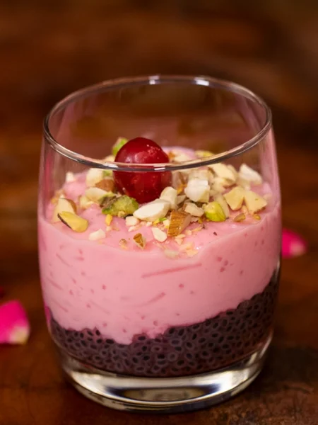 Falooda Custard Pudding