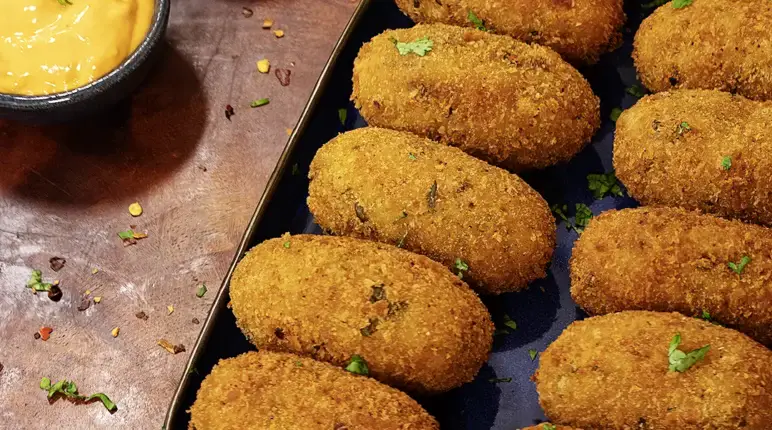 Chilli Garlic Potato Bites