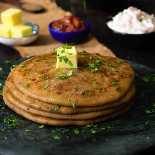 Shahi Paneer Veg Paratha