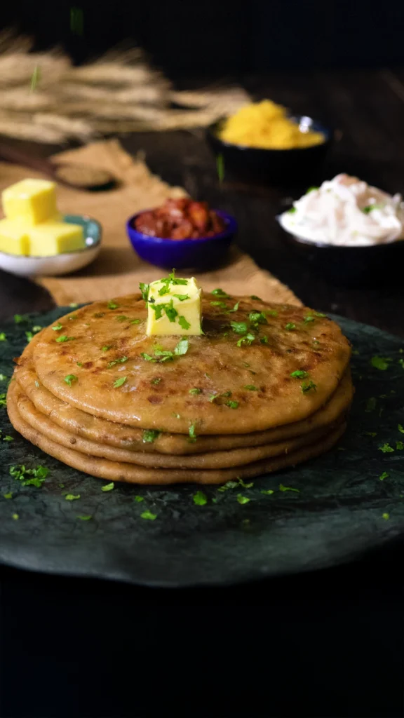 Shahi Paneer Veg Paratha