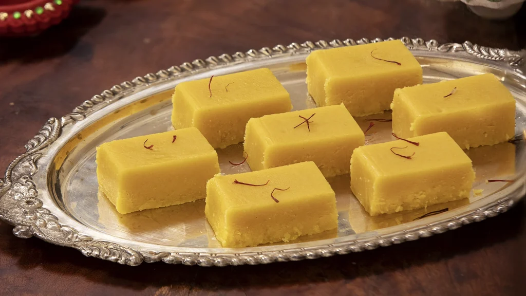 A block of Mysore Pak