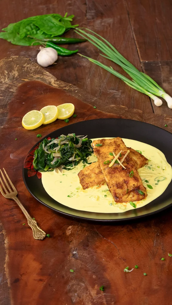 Fish Fillet With Coconut Cream Sauce