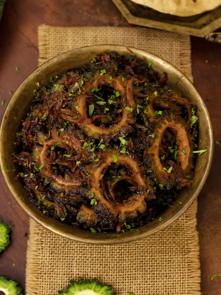 Karela Pyaz Sabzi