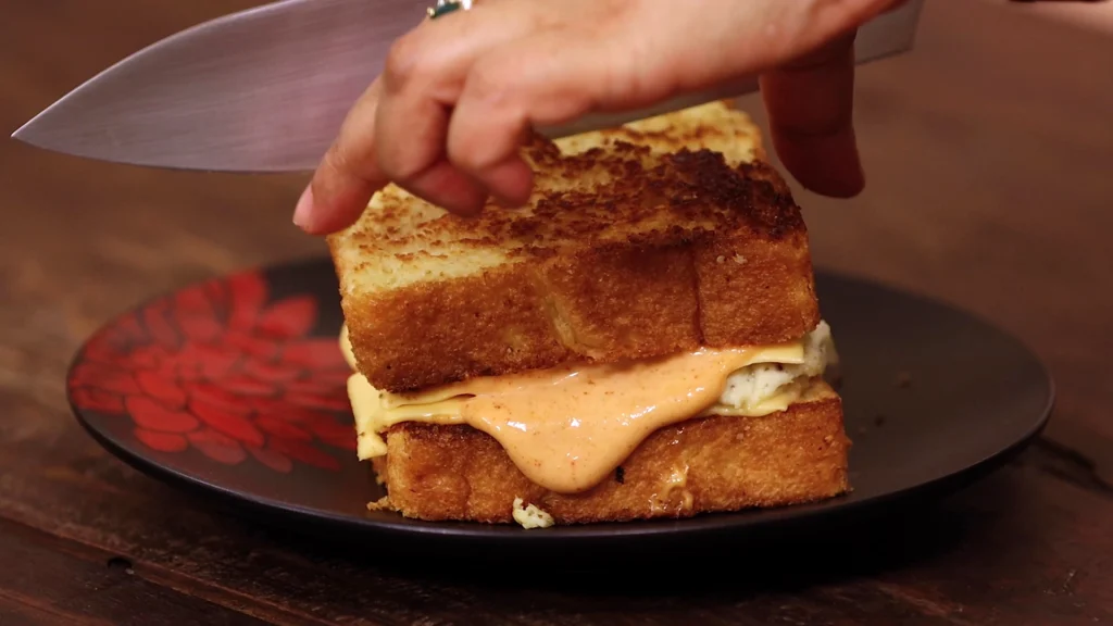 Irresistible Sandwiches to Brighten Your Day 2 Layered sandwich with cheese and eggs