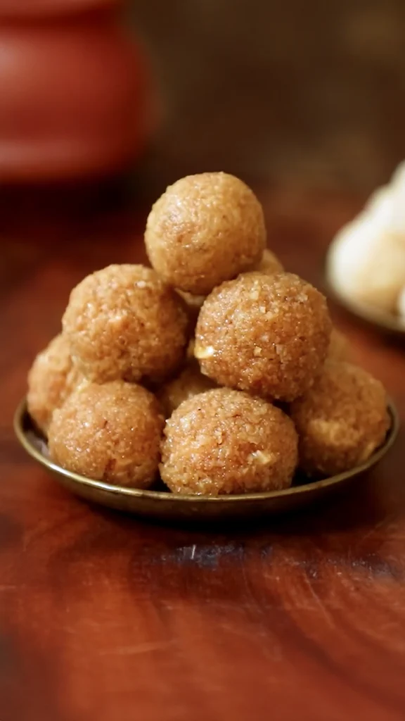jaggery coconut ladoo