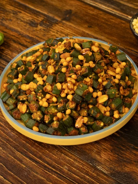 Bhindi Boondi fry