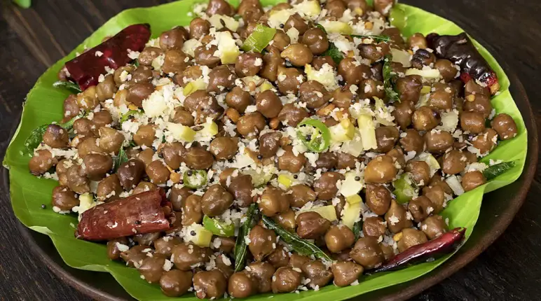 Black Chickpea Sundal 5 Black Chickpea Sundal