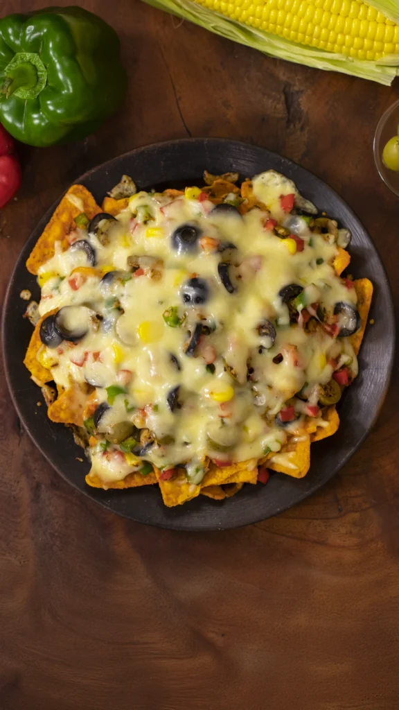 Cheesy Vegetable Nachos