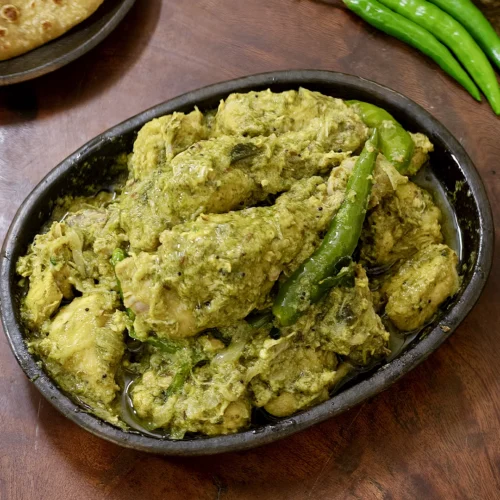 andhra green chilli chicken