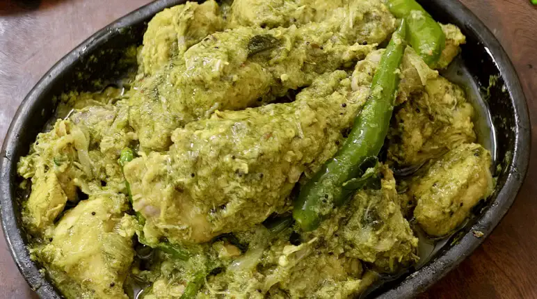 andhra green chilli chicken