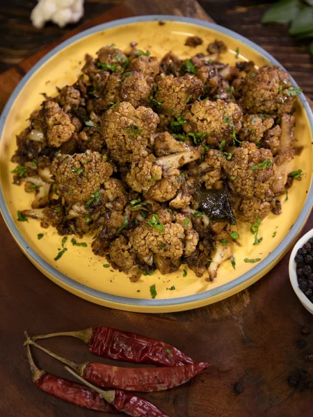 Cauliflower Pepper Fry(Gobi Pepper Fry ) 6 Cauliflower Pepper Fry
