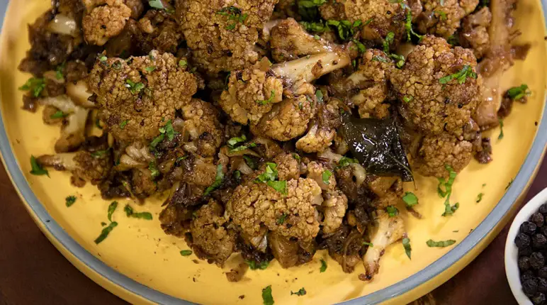 Cauliflower Pepper Fry(Gobi Pepper Fry ) 2 Cauliflower Pepper Fry
