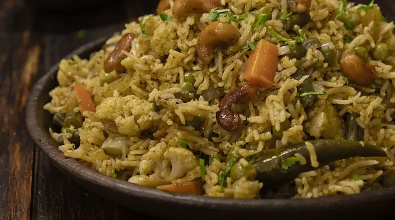 Andhra Style Veg Pulao 4 andhra veg pulao