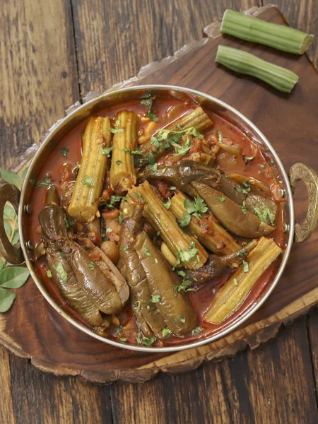 Brinjal Drumstick Curry