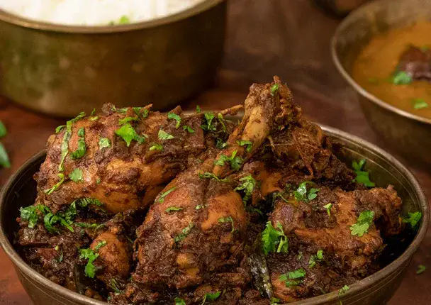 Chettinad Pepper Chicken Masala