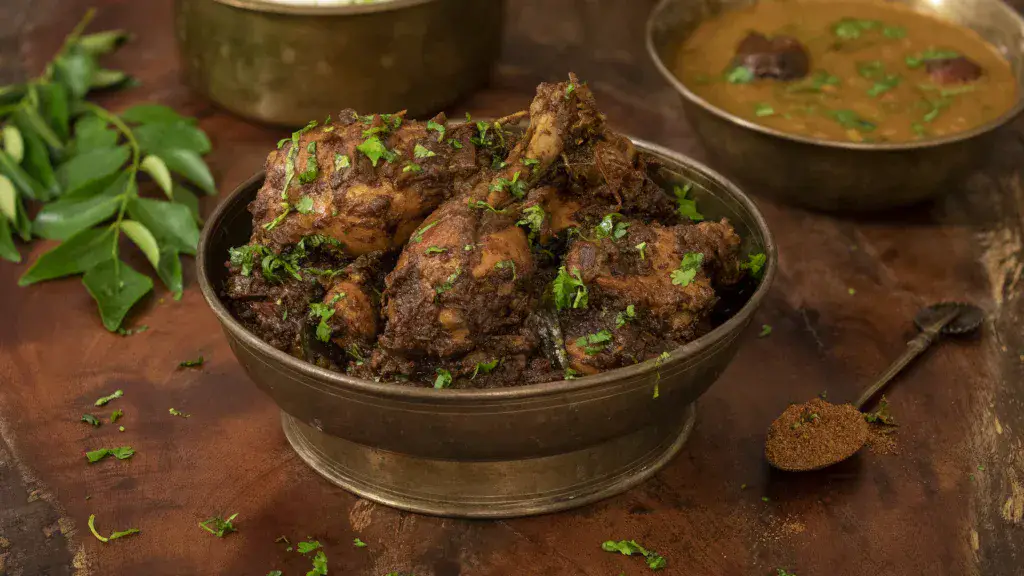 New Year Party Menu Ideas for a Perfect Celebration 28 finished chettinad pepper chicken masala