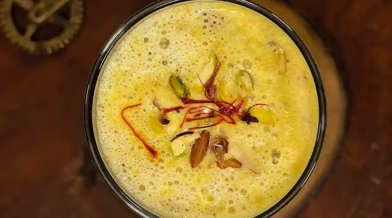 Badam Milk 4 Badam milk