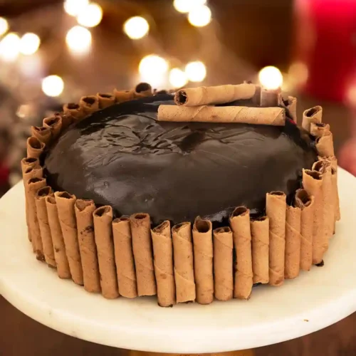 Eggless chocolate cake