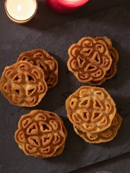 eggless rose cookies (achu murukku)