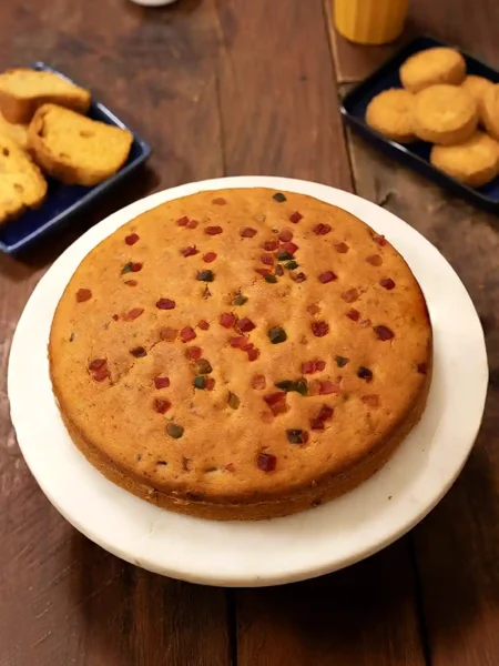 eggless tutti frutti cake