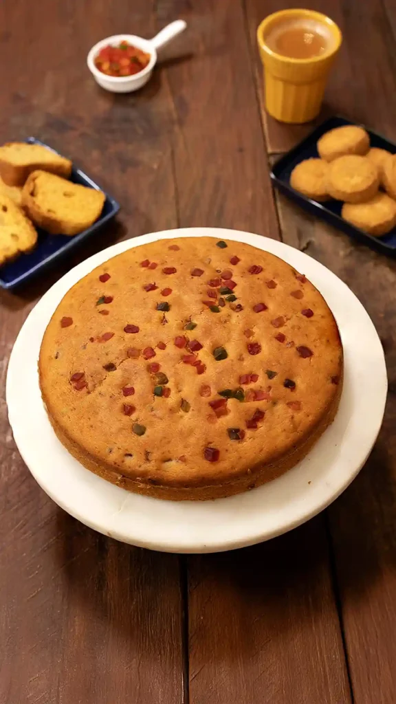 eggless tutti frutti cake