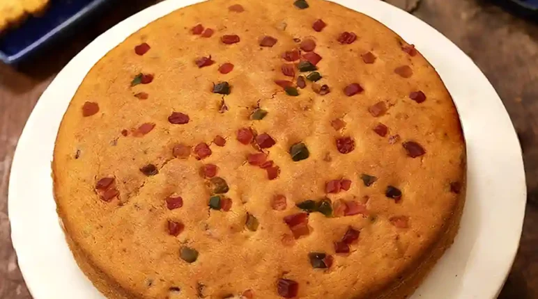 eggless tutti frutti cake