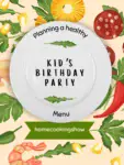 kids party menu