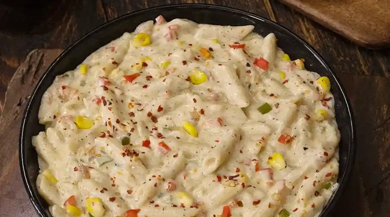 White Sauce Pasta 9 White Sauce pasta