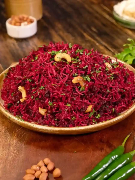 Beetroot Coconut Rice