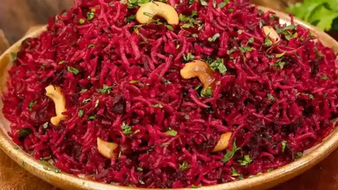 Beetroot Coconut Rice