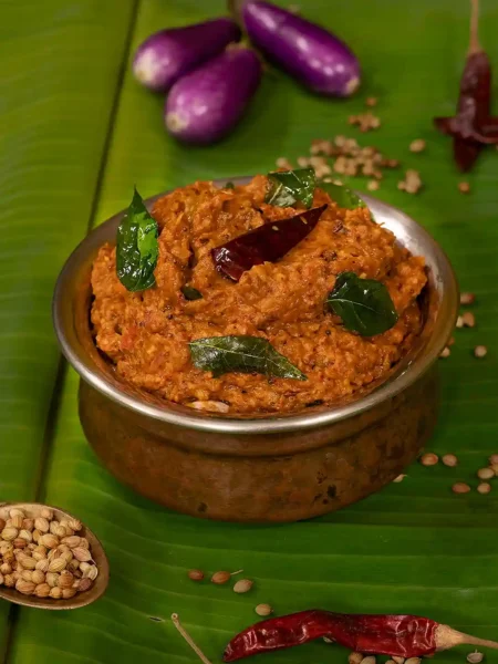 Brinjal Tomato Chutney