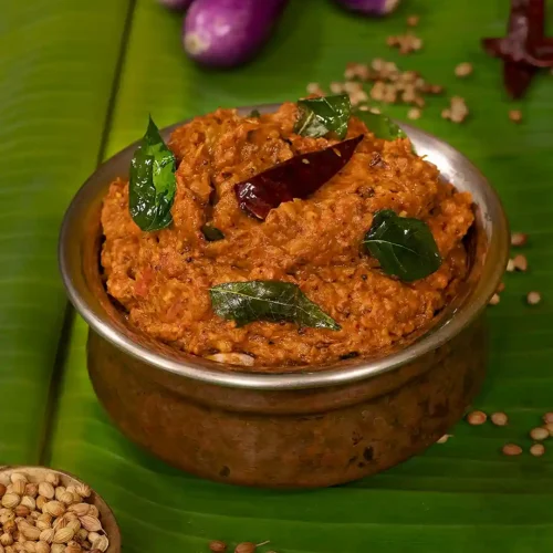Brinjal Tomato Chutney