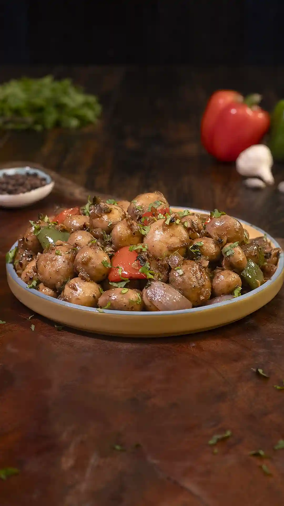 Garlic Pepper Mushroom