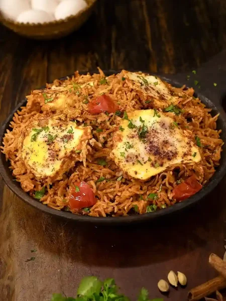 Egg biryani